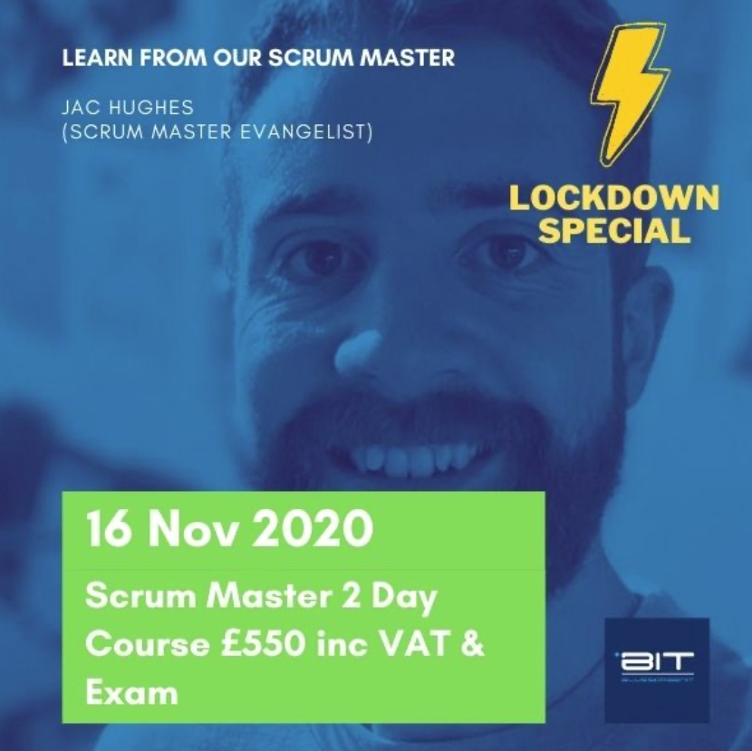 Scrum master course- Jac Hughes